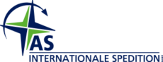 AS Spedition Bramsche Logo in Farbe (dunkel blau, hell grün)